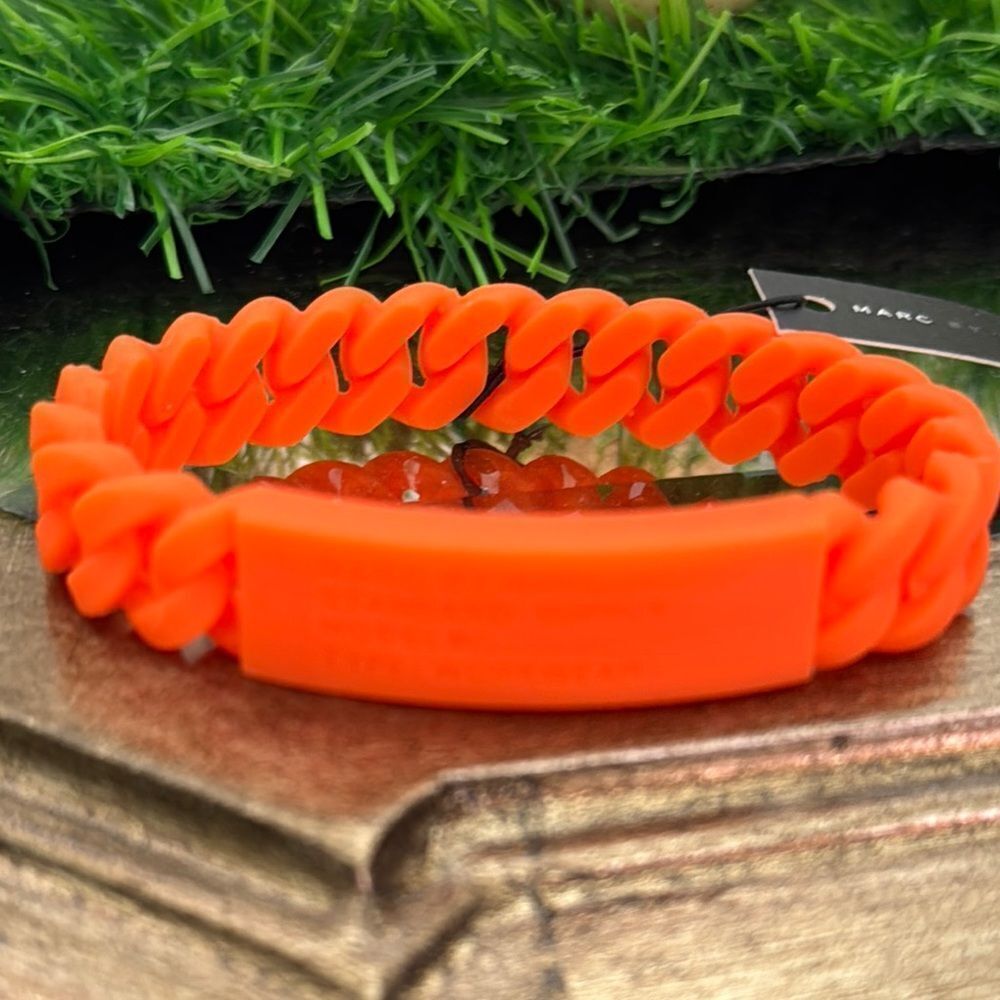 Marc by Marc Jacobs Orange Silicone Bracelet